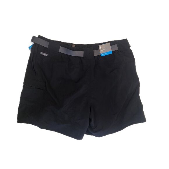 Columbia | NWT Black Sandy River Active Outdoor UPF Cargo Shorts, Size L (12-14) - Picture 5 of 9